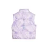 Chaleco casual de plumón «Morado y blanco»