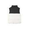 Chaleco de moda casual «Negro Blanco»