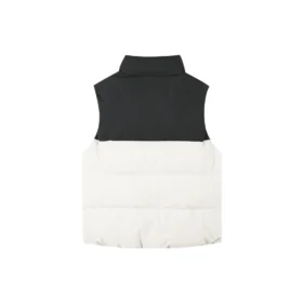Chaleco de moda casual «Negro Blanco»