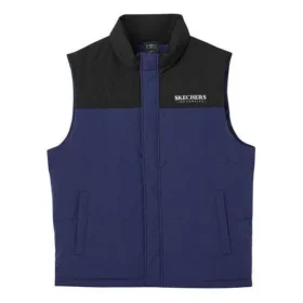 Chaleco deportivo con cuello de pie y parches pequeños con logotipo «Multicolor»