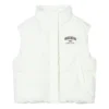 Chaleco deportivo informal de punto suelto «Blanco, negro y rojo»