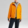Chaqueta 3 en 1 con cremallera de color liso «Orange Teal»