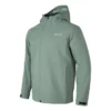Chaqueta 3 en 1 con cremallera de color liso «Verde azulado»