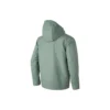 Chaqueta 3 en 1 con cremallera de color liso «Verde azulado»