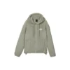 Chaqueta casual cálida de imitación de lana de cordero «Verde oliva»