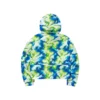 Chaqueta casual con capucha de camuflaje «Verde azul»