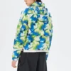Chaqueta casual con capucha de camuflaje «Verde azul»