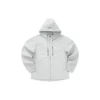 Chaqueta casual con capucha «Negro Blanco Verde oliva»