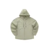 Chaqueta casual con capucha «Negro Blanco Verde oliva»