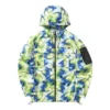 Chaqueta casual de camuflaje tejida «Verde Azul Blanco»