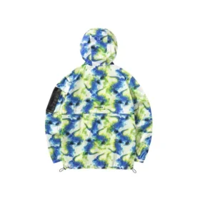 Chaqueta casual de camuflaje tejida «Verde Azul Blanco»
