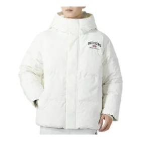 Chaqueta casual de plumón «Blanco Negro»