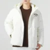 Chaqueta casual de plumón «Blanco Negro»