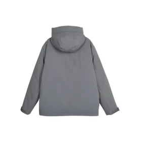 Chaqueta casual de plumón de color liso de la serie Stroll «Gris»