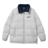 Chaqueta casual de plumón «Gris-azul marino»