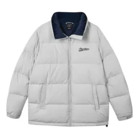 Chaqueta casual de plumón «Gris-azul marino»