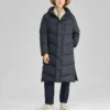 Chaqueta casual larga de plumón «Black»
