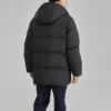 Chaqueta casual larga de plumón «Black»