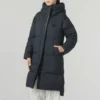Chaqueta casual larga de plumón «Black»