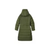 Chaqueta casual larga de plumón con capucha de la serie «Bobs» «Verde»