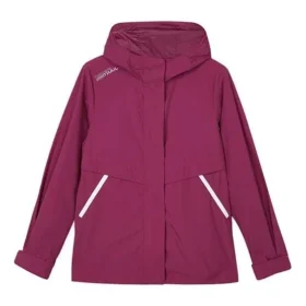 Chaqueta casual tejida con capucha y logotipo de la serie Stroll «Burgundy»