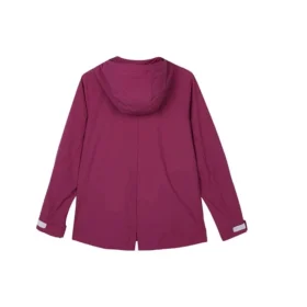 Chaqueta casual tejida con capucha y logotipo de la serie Stroll «Burgundy»