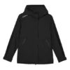 Chaqueta casual tejida con capucha y logotipo de la serie Stroll «Negro»