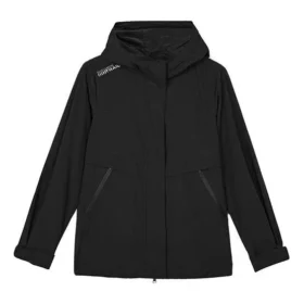Chaqueta casual tejida con capucha y logotipo de la serie Stroll «Negro»
