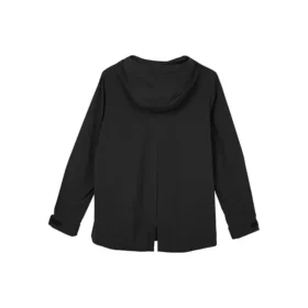 Chaqueta casual tejida con capucha y logotipo de la serie Stroll «Negro»