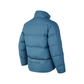 Chaqueta cálida de plumón de tejido medio «Teal»