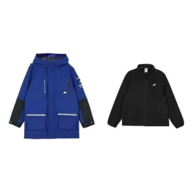 Chaqueta con capucha 3 en 1 de la serie Casual «Black Blue»
