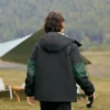 Chaqueta con capucha resistente al viento para exteriores «Multi-Color»