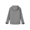 Chaqueta con capucha tejida de moda «Gris»