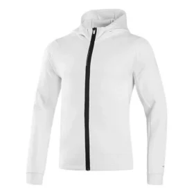 Chaqueta con capucha y cremallera completa «Blanco Negro»