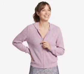 Chaqueta con capucha y cremallera completa Shine