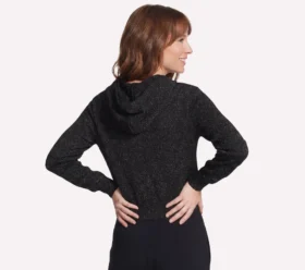 Chaqueta con capucha y cremallera completa Shine