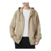 Chaqueta con capucha y cremallera completa «Tan»