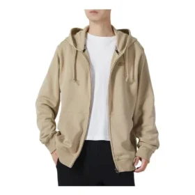 Chaqueta con capucha y cremallera completa «Tan»