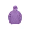 Chaqueta con capucha y cremallera de la serie Casual Colorida «Morado Blanco»