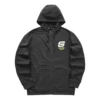 Chaqueta con capucha y cremallera de la serie Casual Colorida «Negro Blanco»