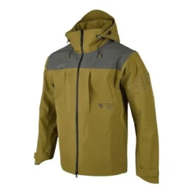 Chaqueta con capucha y cremallera de la serie Nightingale «Verde oliva gris»