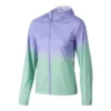Chaqueta con cremallera completa «Verde púrpura»
