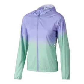 Chaqueta con cremallera completa «Verde púrpura»