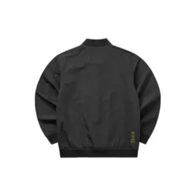 Chaqueta con cremallera de diseño liso «Negro»