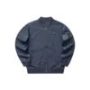 Chaqueta con cremallera de diseño liso «Negro»