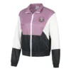 Chaqueta con cremallera «Purple Black White»