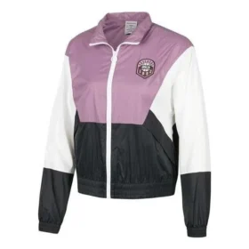 Chaqueta con cremallera «Purple Black White»