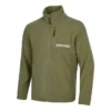 Chaqueta con cremallera y estampado del logotipo de la marca «Verde oliva, negro y azul»