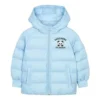 Chaqueta con estampado gráfico del logotipo «Azul, negro y blanco»