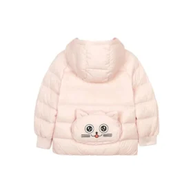 Chaqueta con estampado gráfico del logotipo «Rosa, negro y blanco»